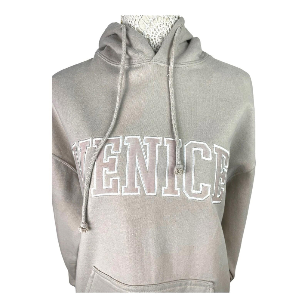 Pull&Bear Beige Oversized Hoodie Venice Women's UK Size XS