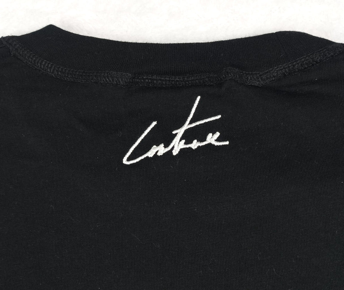 The Couture Club Black The Couture Club T-Shirt Men's UK Size S Black Crew Neck Graphic Print