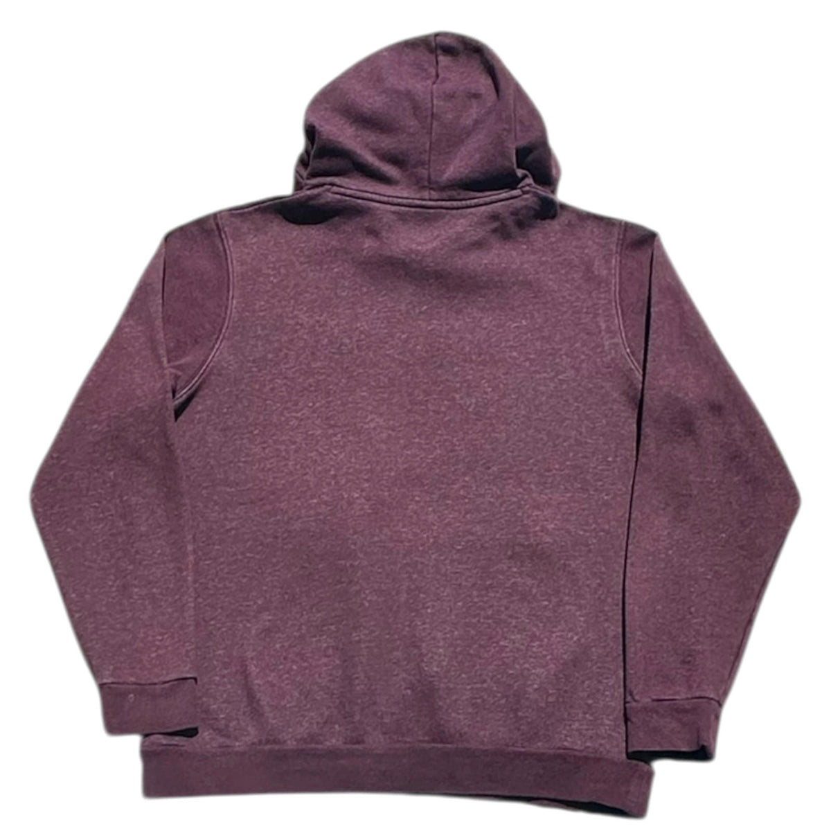 Under Armour Hoodie Men's UK Size S Burgundy Red Long Sleeve Pocket 100% Cotton