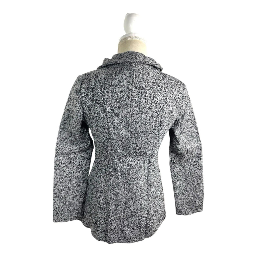 Airydress Coat Jacket Grey Speckled Mid Length Women's UK Size S