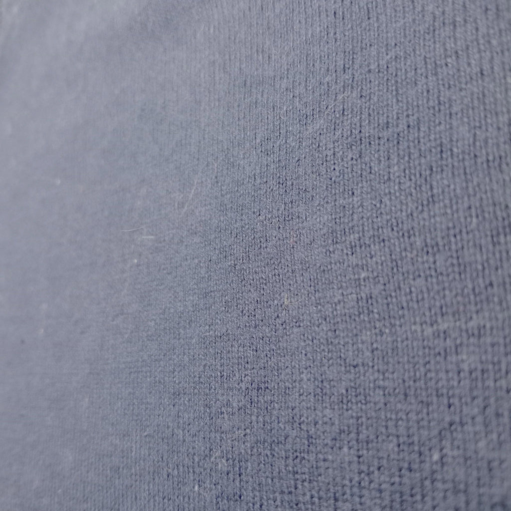Gap Knit Jumper Men's UK Size L Navy Blue Long Sleeve 100% Cotton V-Neck Sweater