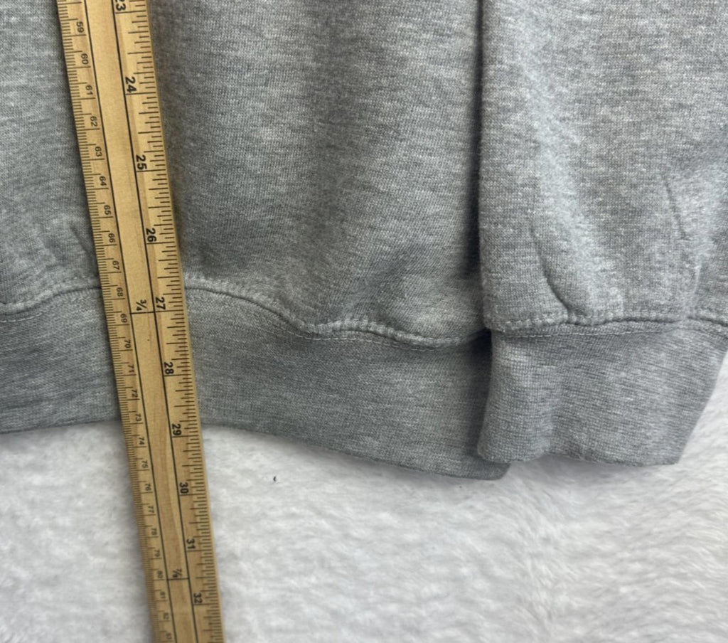 Pennant Gray Devils Softball Hoodie Men's UK Size M Grey Hooded Jersey Pocket Drawstring