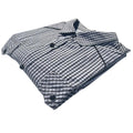 River Island Shirt Men's UK Size L Black & White Check Long Sleeve 100% Cotton