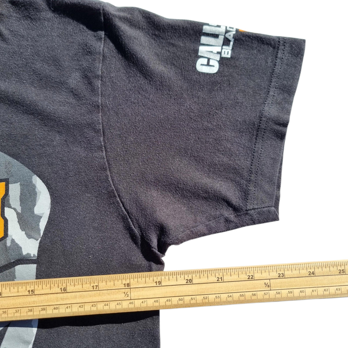 Call Of Duty Graphic Print T-Shirt Men's UK Size M Black Crew Neck 100% Cotton