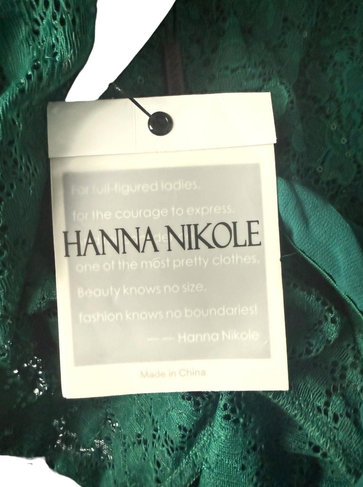 Hanna Nikole Green 2 Piece Blouse Jacket Set Lace Sequin Women's UK Size 22