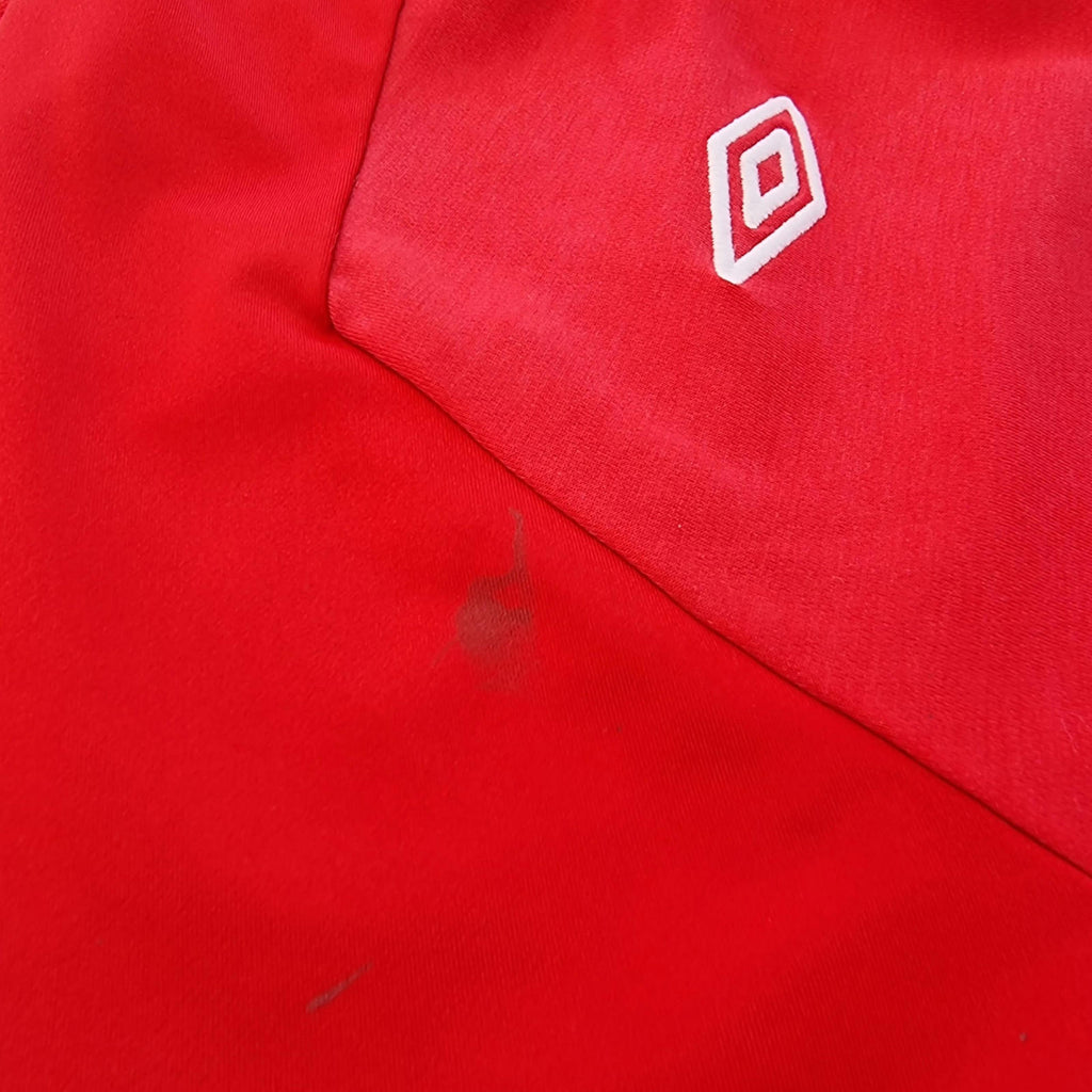 England Football Shirt Men's UK Size M Red Away Kit Hodgkiss 10 Back Print