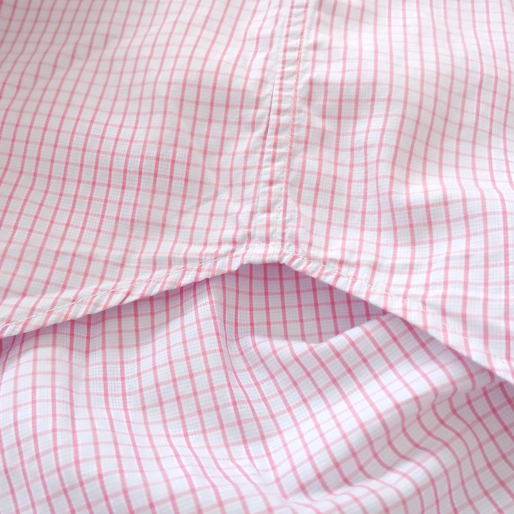 Gieves & Hawkes Pink Gieves & Hawkes Pink Check Long Sleeve Shirt Men's UK Size M 37" Chest