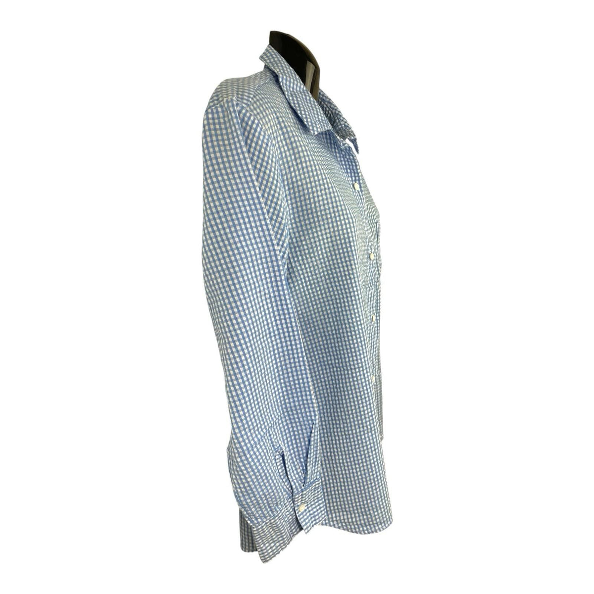 Divided Blue Gingham Shirt Oversized Women’s UK Size XXS