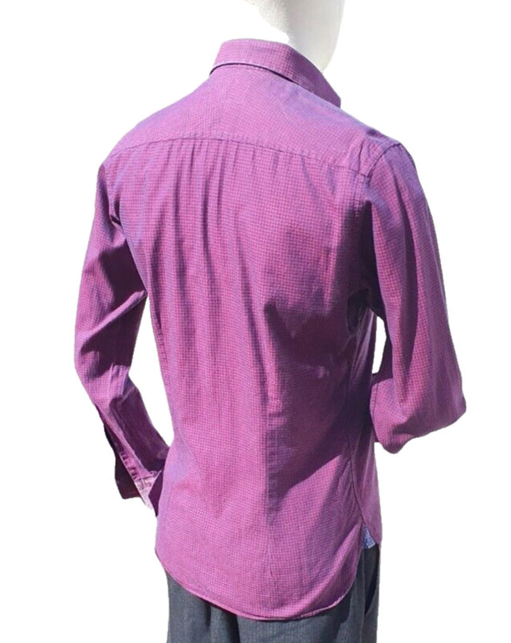 Ted Baker Shirt 40" Chest French Cuff 100% Cotton Men's UK Size M
