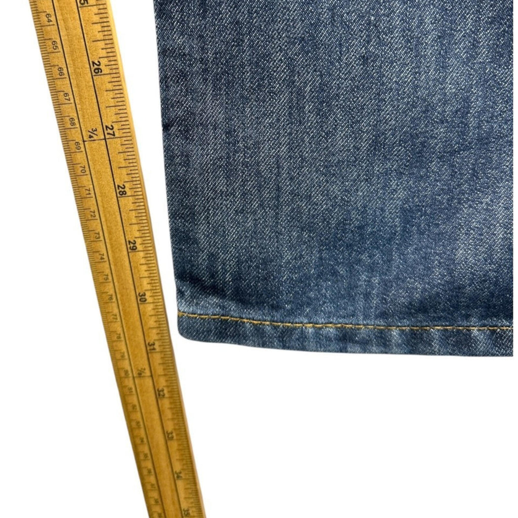 Denim & Co. Blue Denim Co Jeans Men's UK Size 36W 32L Blue Straight Zip Front 5 Pocket