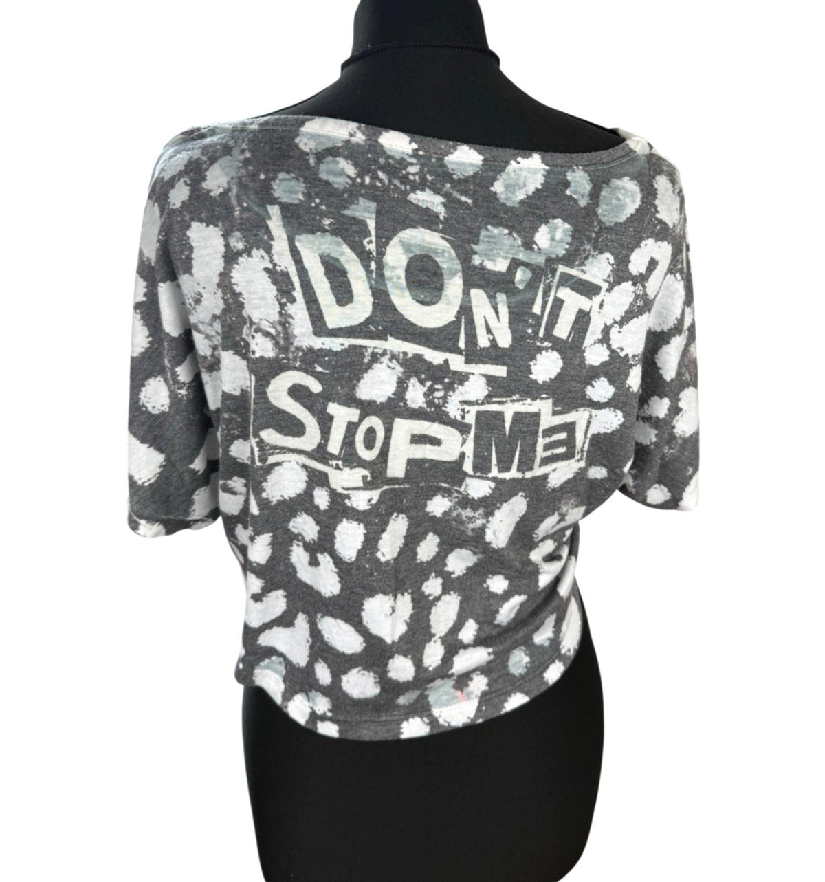 Understar White Understar Cropped T-shirt Graphic Print Relaxed Fit Women's UK Size M