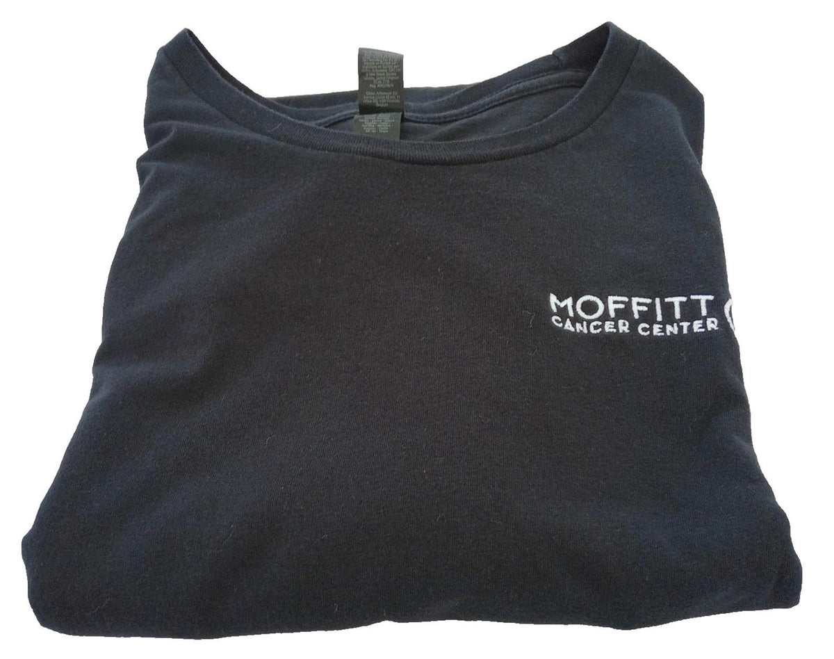 Moffitt Cancer Center T-Shirt Men's UK Size 2XL Black Crew Neck 100% Cotton
