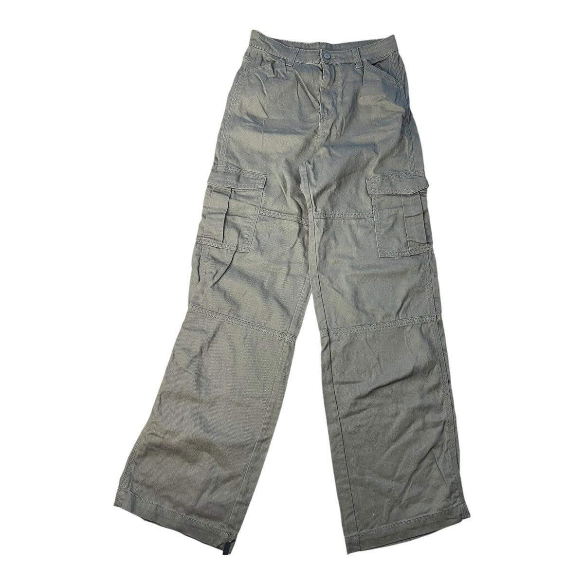 Divided Khaki Green Denim Cargo Jeans Women's UK Size 6