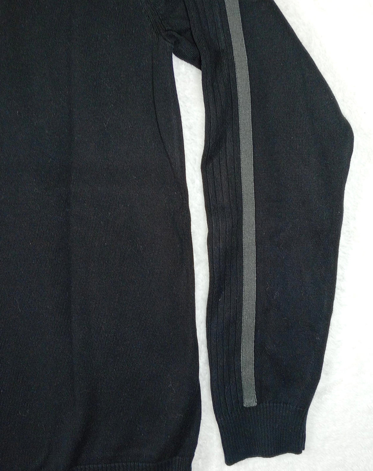 Calvin Klein Knit Jumper Men's UK Size L Black Long Sleeve 100% Cotton Crew Neck