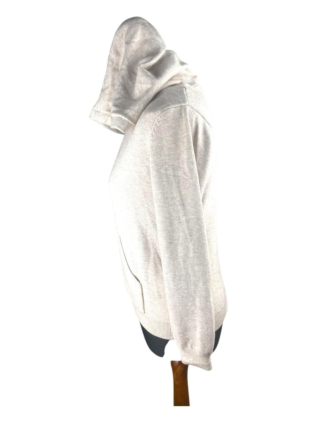 Primark Beige Hooded Jumper Relaxed Fit Women's UK Size 2XS