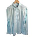 H&M Shirt Men's UK Size L Green Long Sleeve Smart 100% Cotton