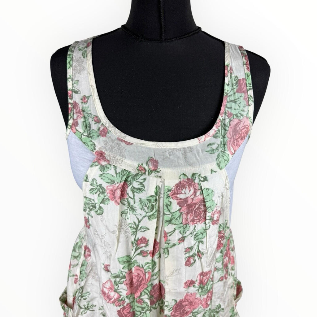 Apricot Pinafore Dress