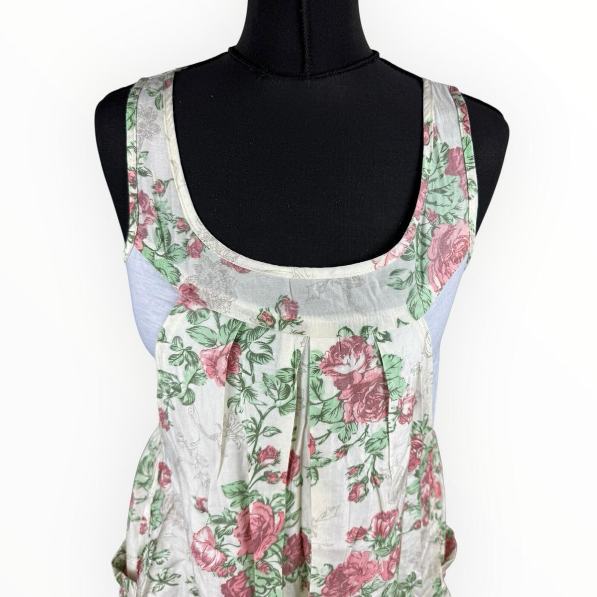 Apricot Pinafore Dress