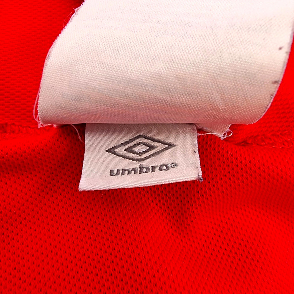 England Football Shirt Men's UK Size M Red Away Kit Hodgkiss 10 Back Print