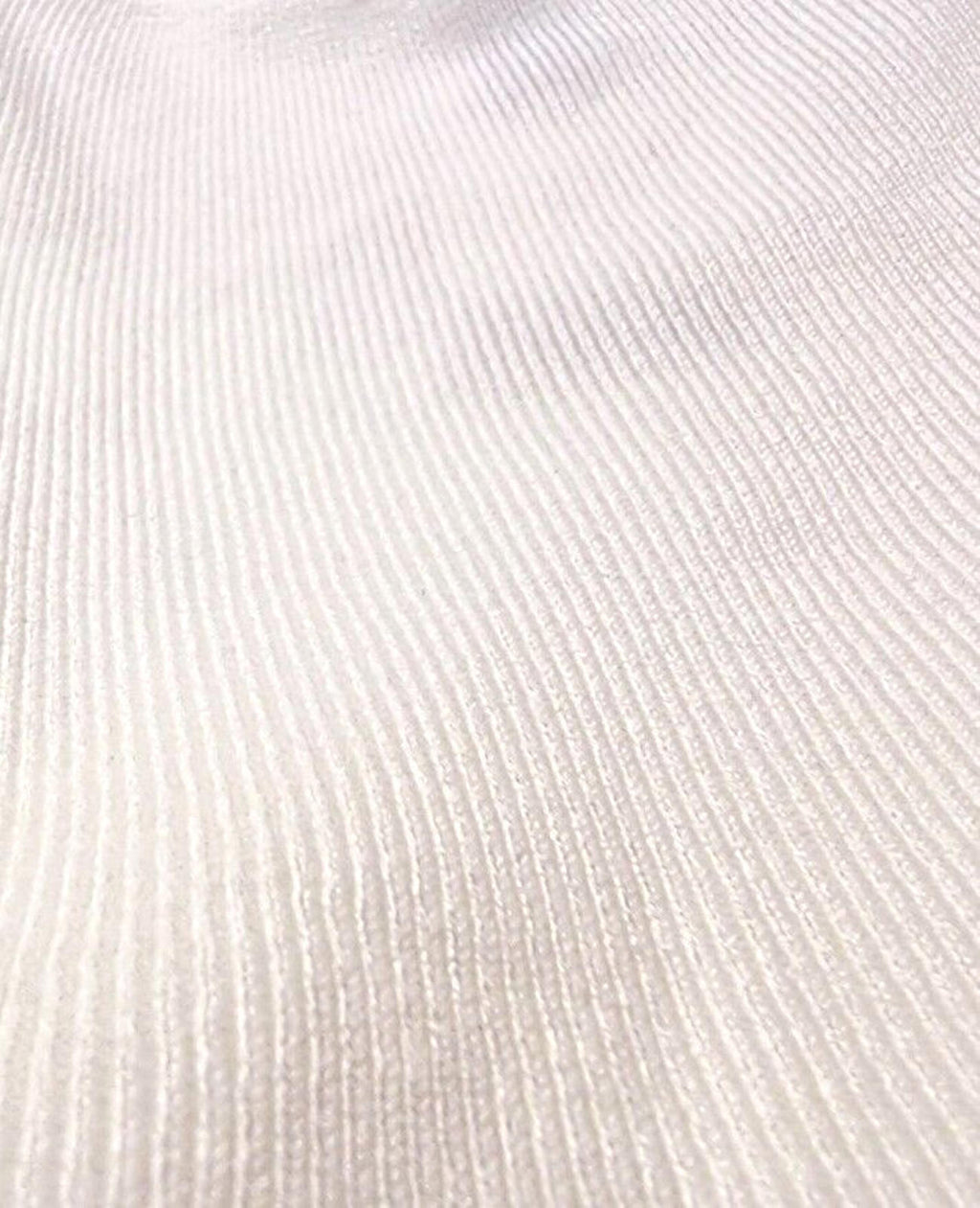 Divided by H&M White Divided Crop Top White Ribbed Blouse Women's UK Size XS