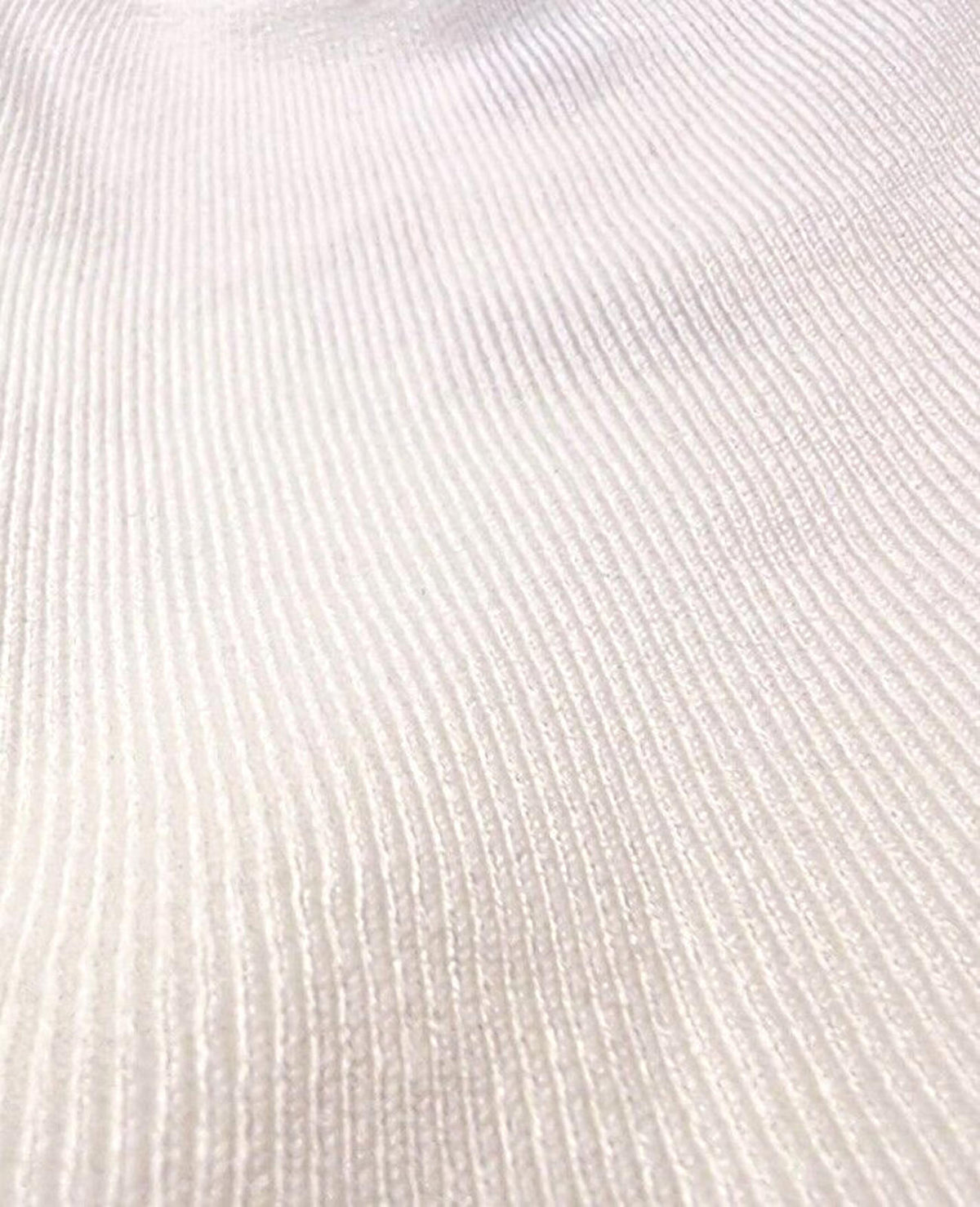 Divided by H&M White Divided Crop Top White Ribbed Blouse Women's UK Size XS