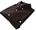 F&F Shirt Short Sleeve Black 100% Cotton Pocket Men's UK Size M Medium