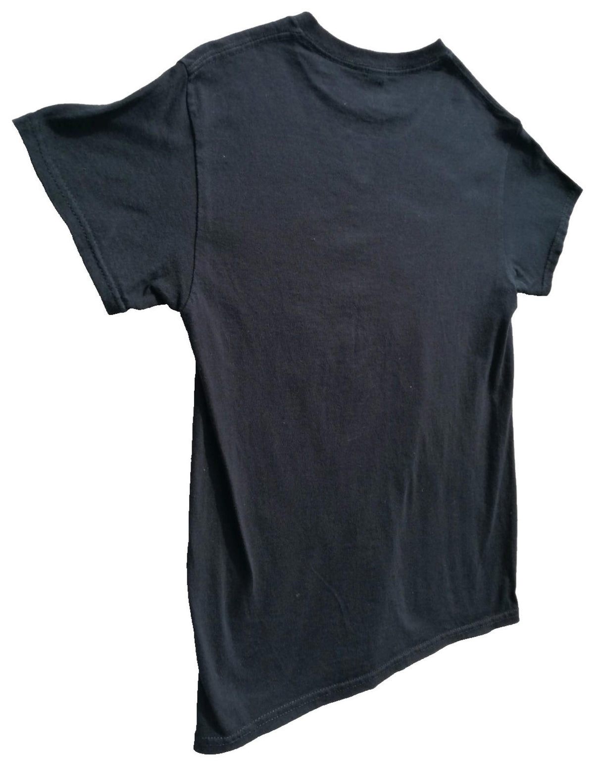 Gildan Black College Education Graphic Print T-Shirt Men's Size S Black Crew Neck 100% Cotton