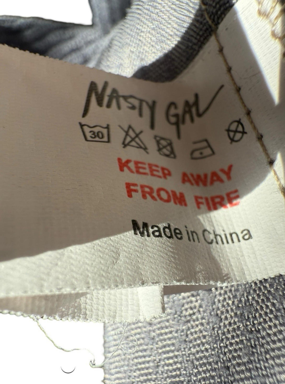 Nasty Gal Corduroy Shirt Oversized Colour Block Front Pocket Women’s UK Size 8