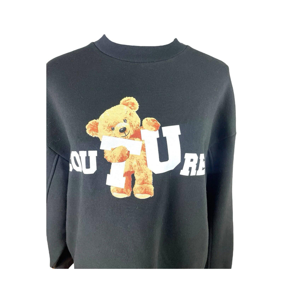 The Couture Club Jumper Sweater Black Fleece Lined Oversized Women’s UK Size 6