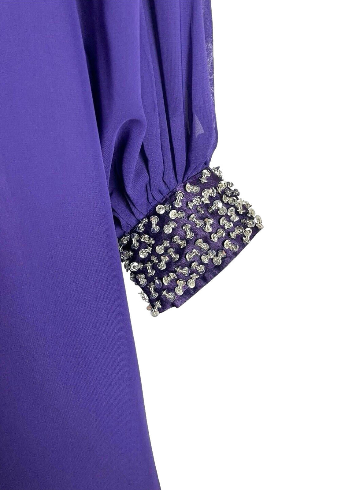 Light In The Box Occasion Dress Women's UK Size 12 Embellished Regency Purple