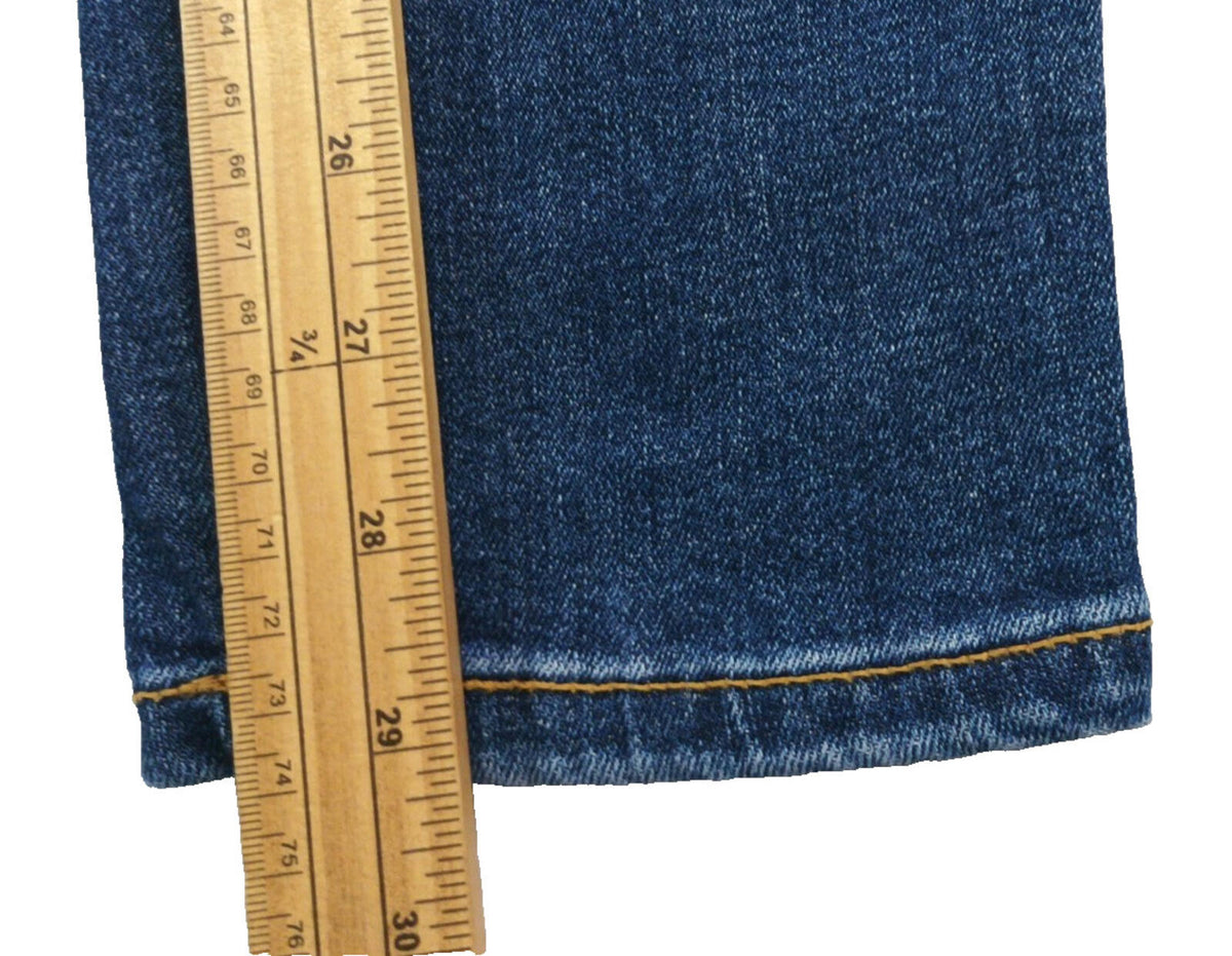 Easy Navy Easy Jeans Men's UK Size W28 L29 Blue 5 Pocket Cotton Rich Denim Zip Front