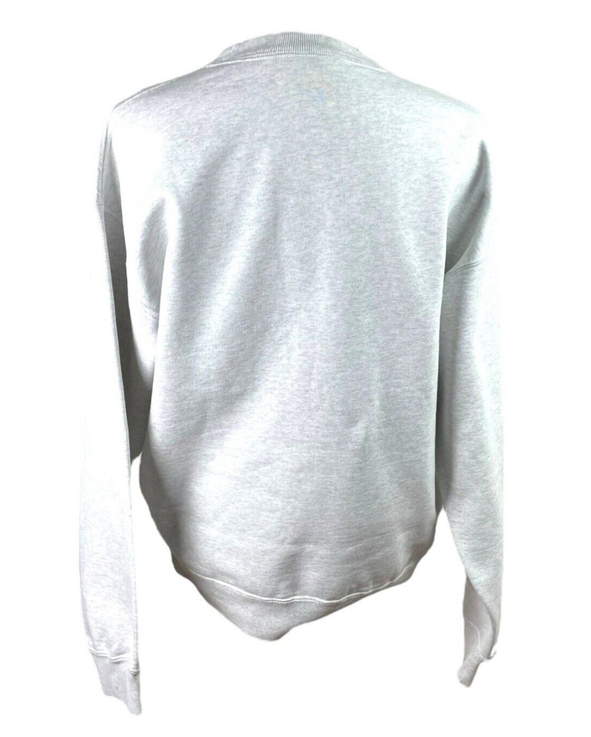 Nike Grey Jersey Jumper Sweater White Logo Fleece Lined Women’s UK Size S