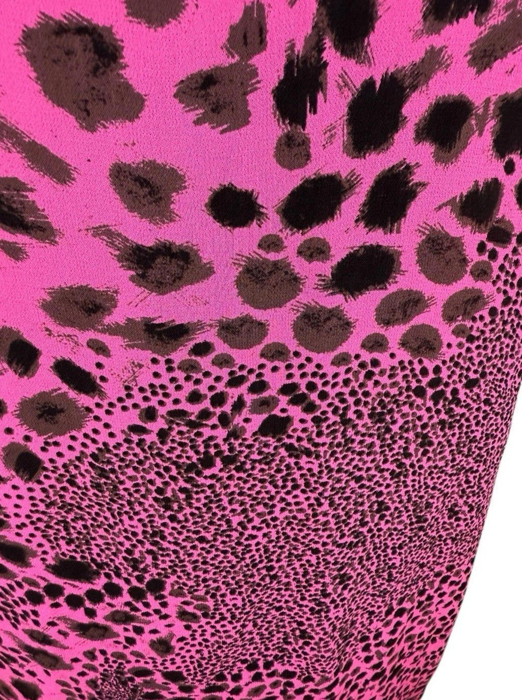 Next Pink Next Chiffon Top Sheer Leopard Print Pink Lightweight Women's UK Size 14