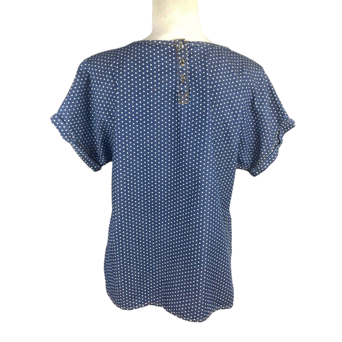 Dessert Lilly T-Shirt Blouse Top Polka Dot Women's UK Size 12