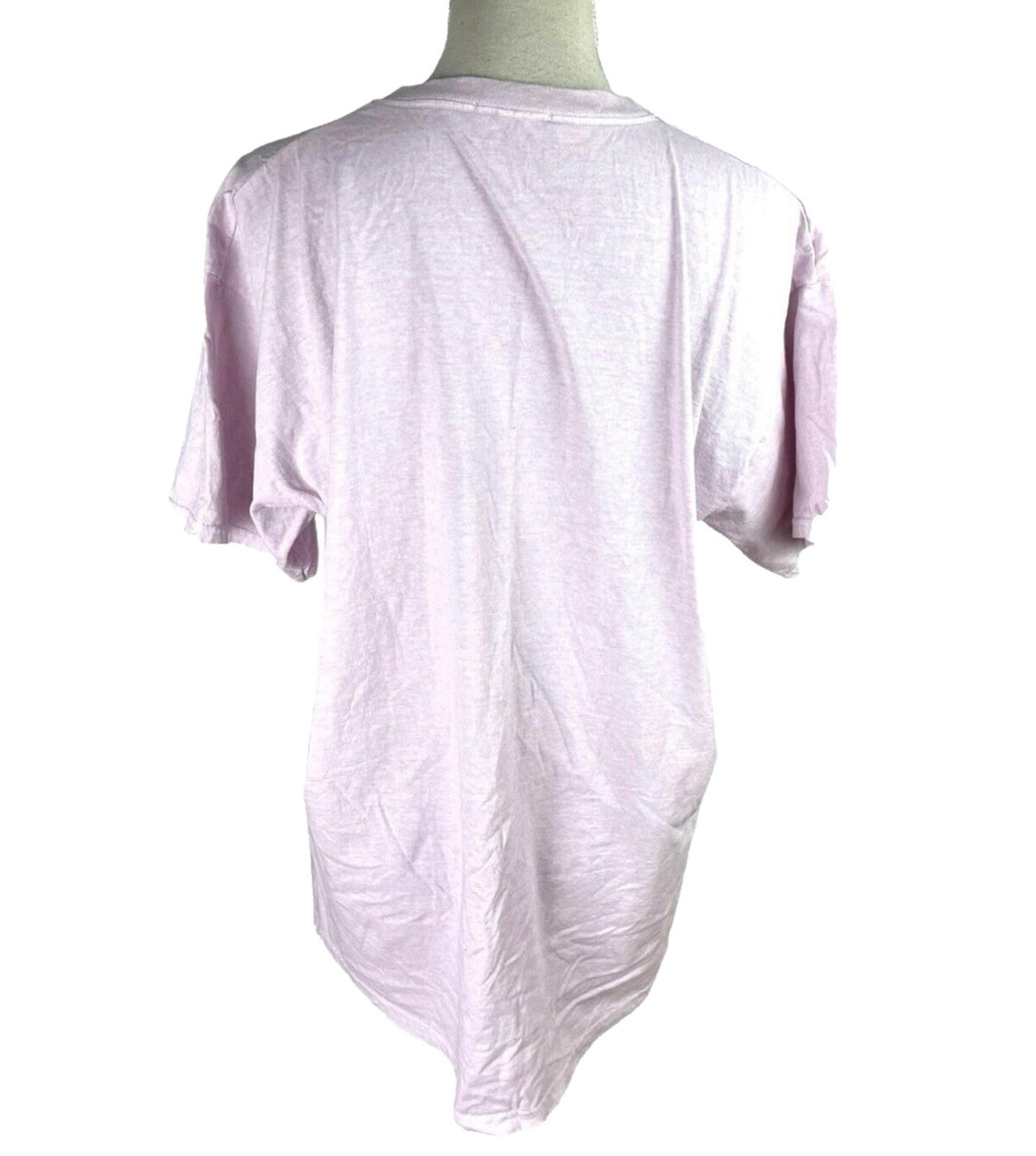 Pink Printed T-shirt Not My Problem Oversized Graphic Print Women's UK Size M