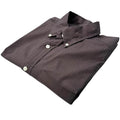 Nautica Shirt Men's UK Size L Black Solid Long Sleeve Pockets Embraided Logo