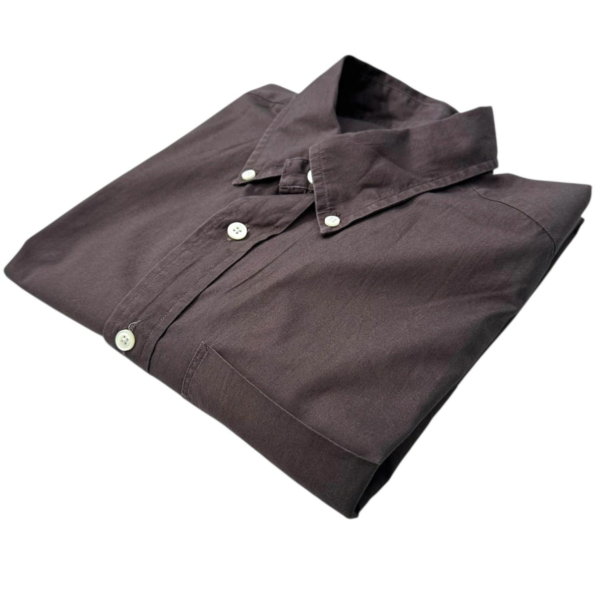 Nautica Shirt Men's UK Size L Black Solid Long Sleeve Pockets Embraided Logo