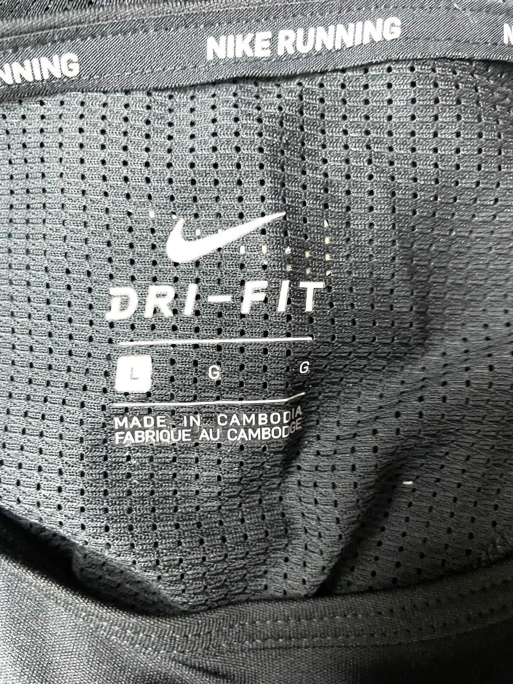 Vest Black Nike Dri Fit Black Activewear Gym Vest Women's UK Size L