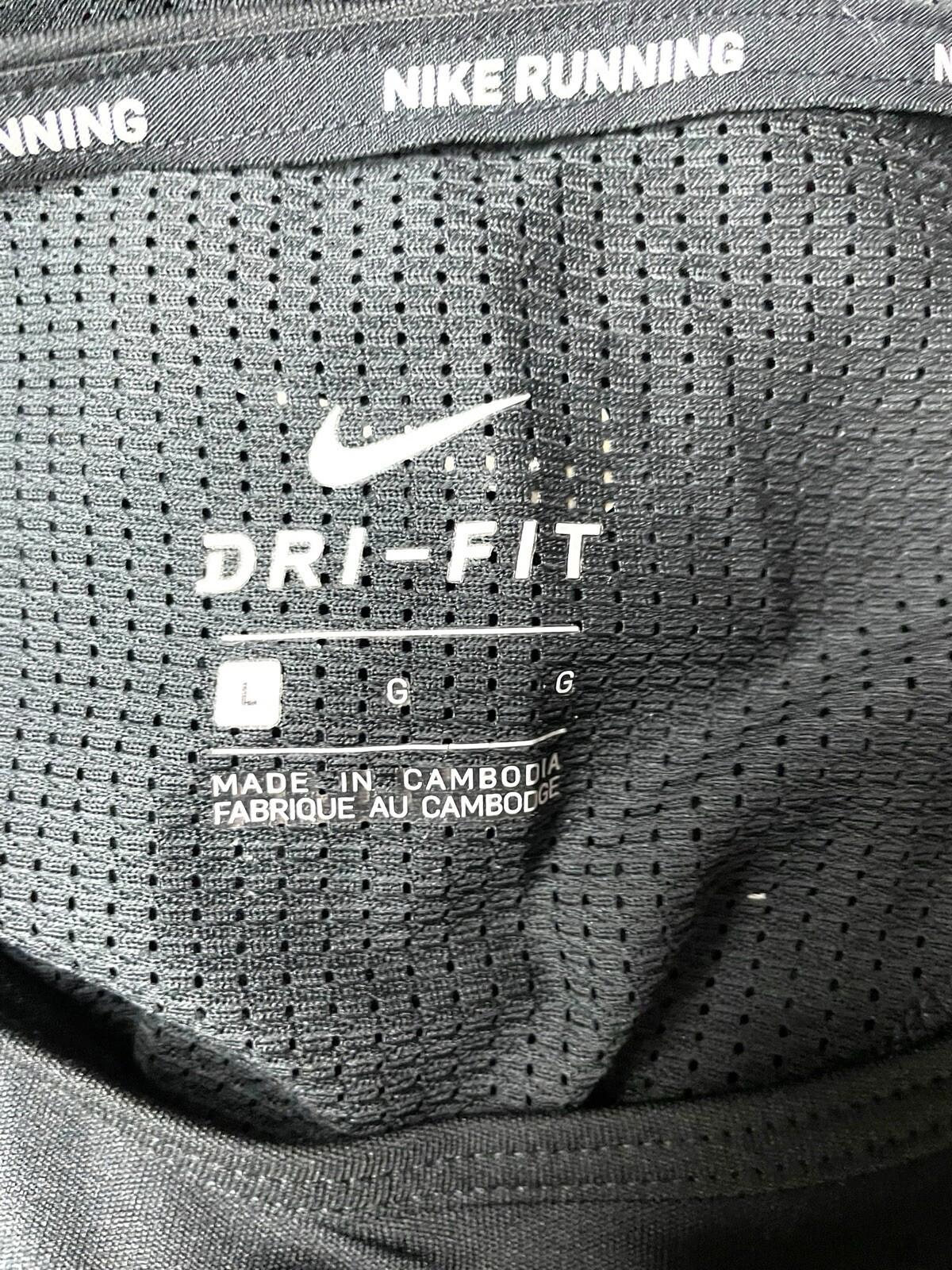 Vest Black Nike Dri Fit Black Activewear Gym Vest Women's UK Size L