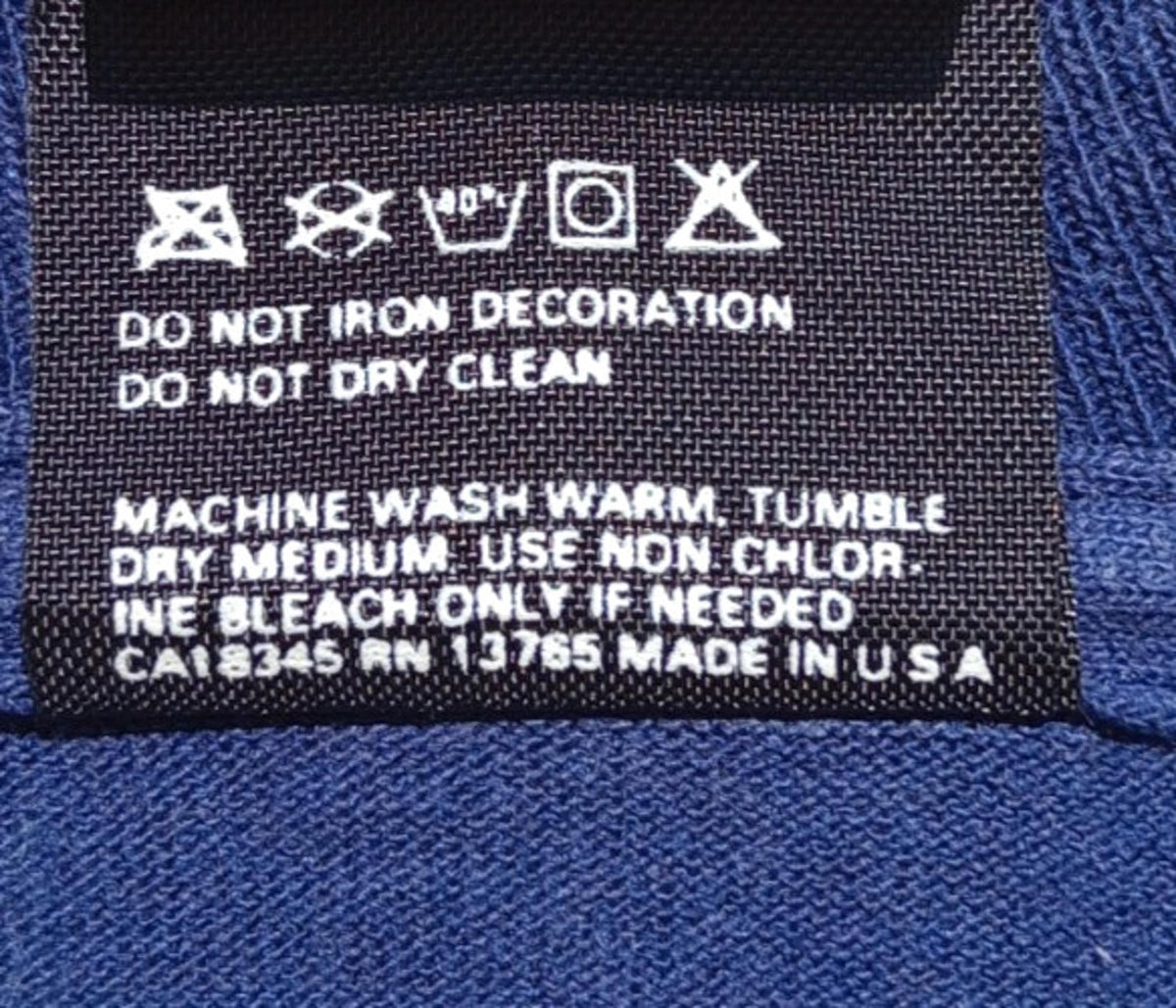 Screen Stars Best T Shirt Men's UK Size L Blue Graphic Print 4th July American