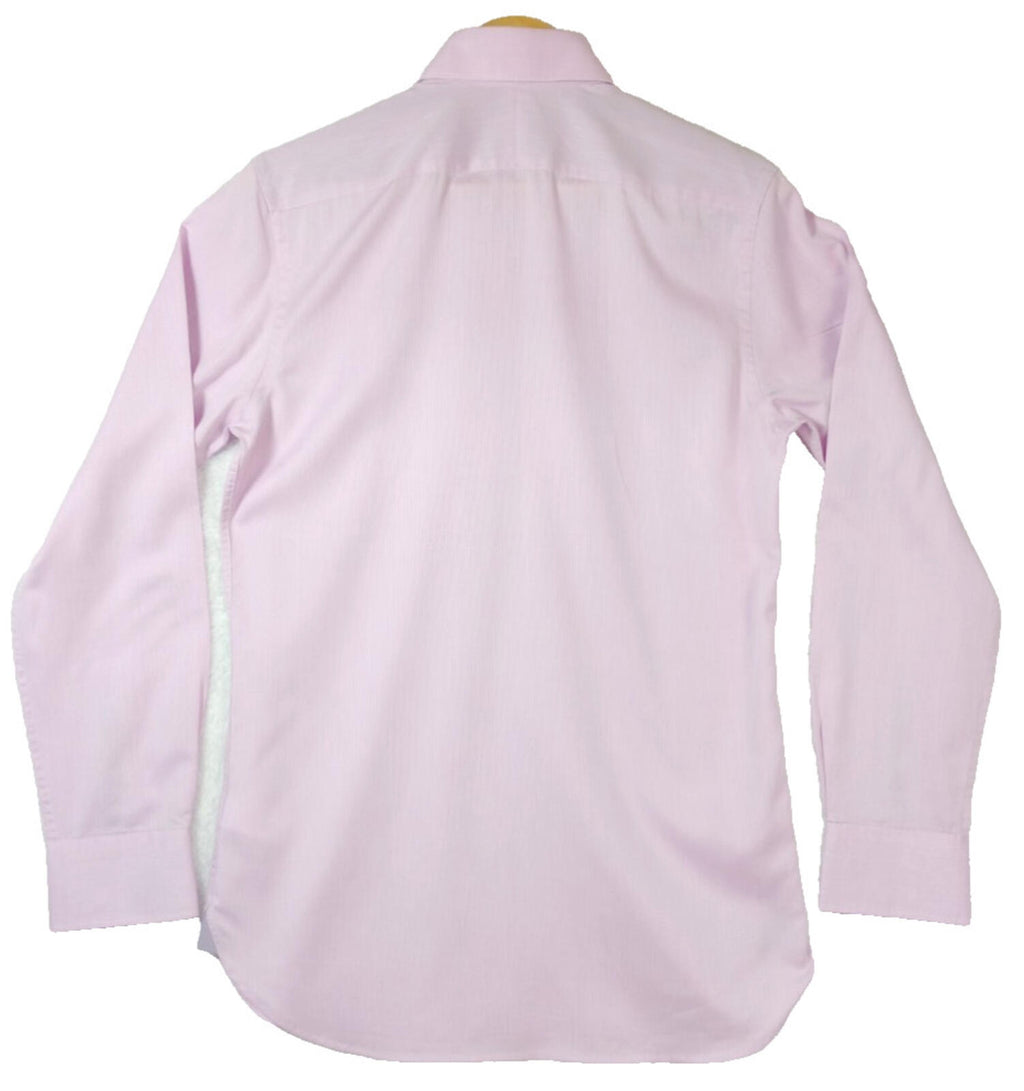 St George By Duffer Shirt Men's UK Size S Pink Stripe 100% Cotton Slim Fit