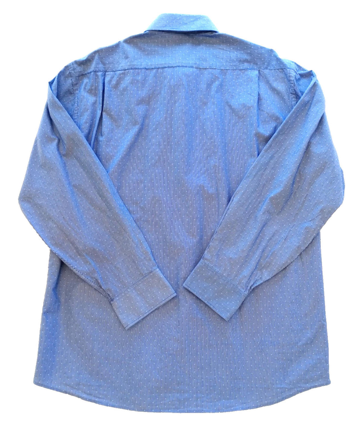 Tommy Hilfiger Shirt Men's UK Size L Blue Geometric Long Sleeve Pockets