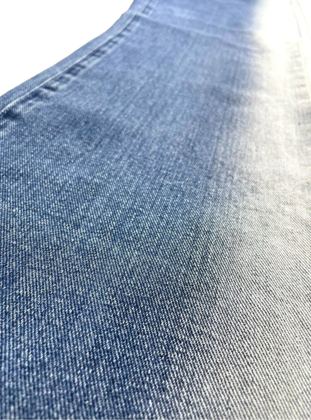 Pretty Little Thing Denim Jeans Bleached Sides Straight Leg Women's UK Size 8
