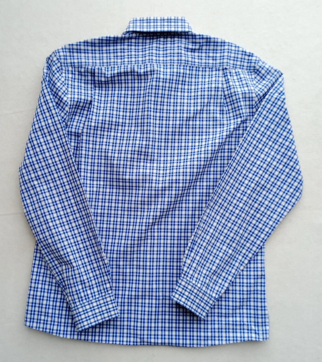 Tommy Hilfiger Shirt Men's UK Size M Blue Check Long Sleeve Pockets
