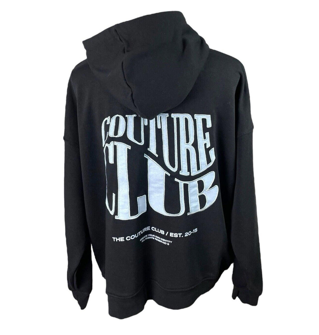 The Couture Club Black Oversized Hoodie Women's UK Size XXS