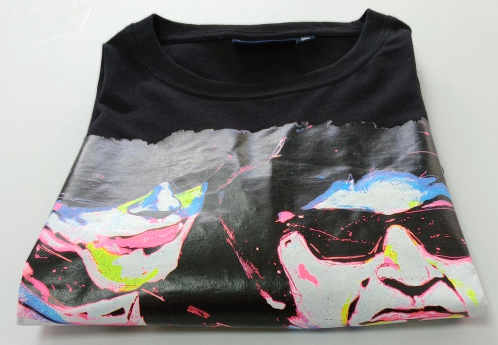 Bigteeshirt.co.uk Black Blues Brothers Graphic Print T-Shirt Tall Men's UK Size 3XL Black 100% Cotton