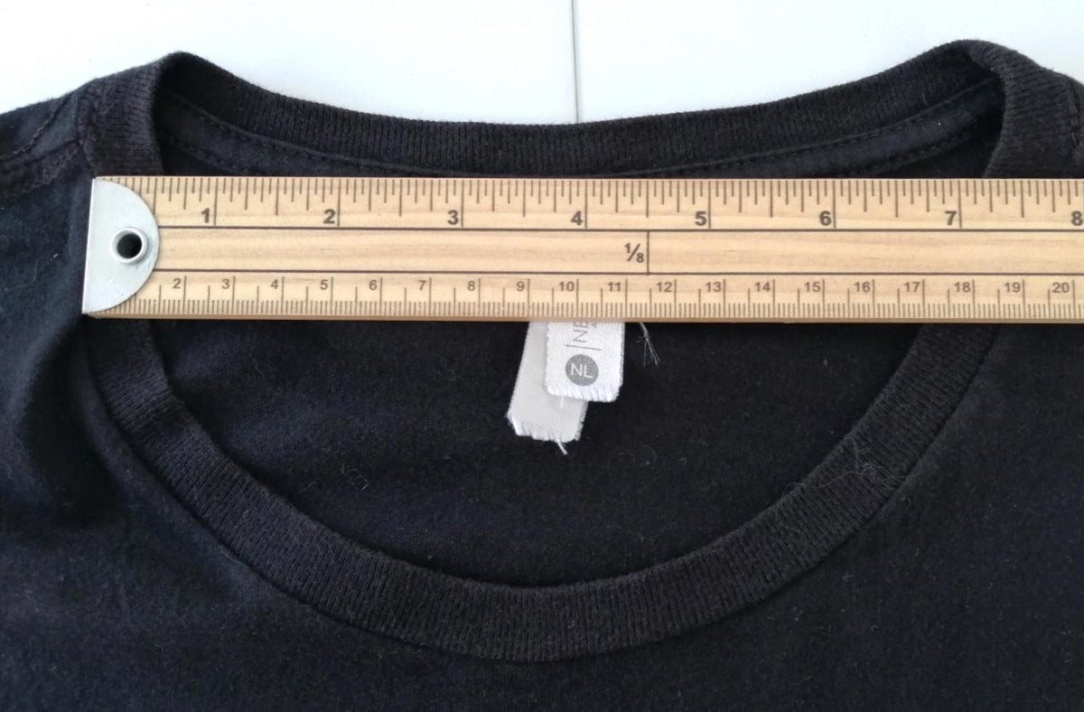 Next Level Black Actual Garbage T-Shirt Men's Size L Black Crew Neck Graphic Print 2023