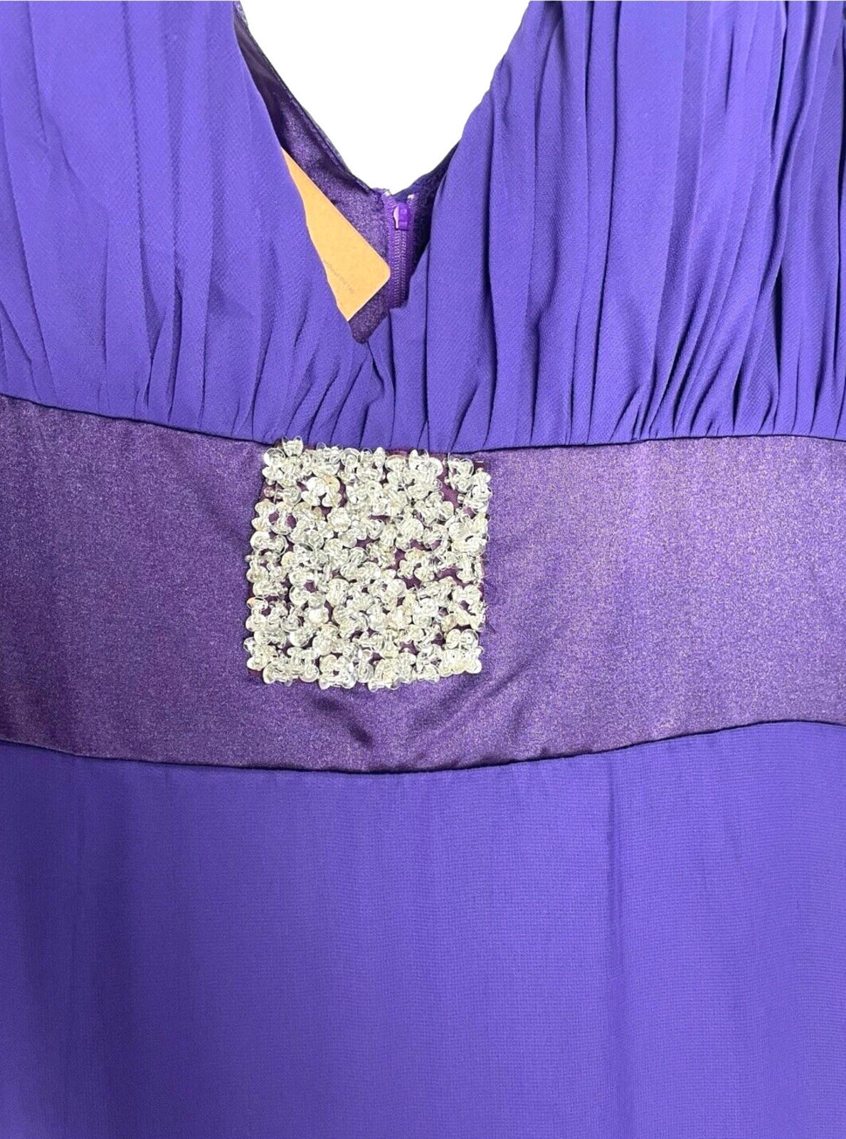 Light In The Box Occasion Dress Women's UK Size 12 Embellished Regency Purple