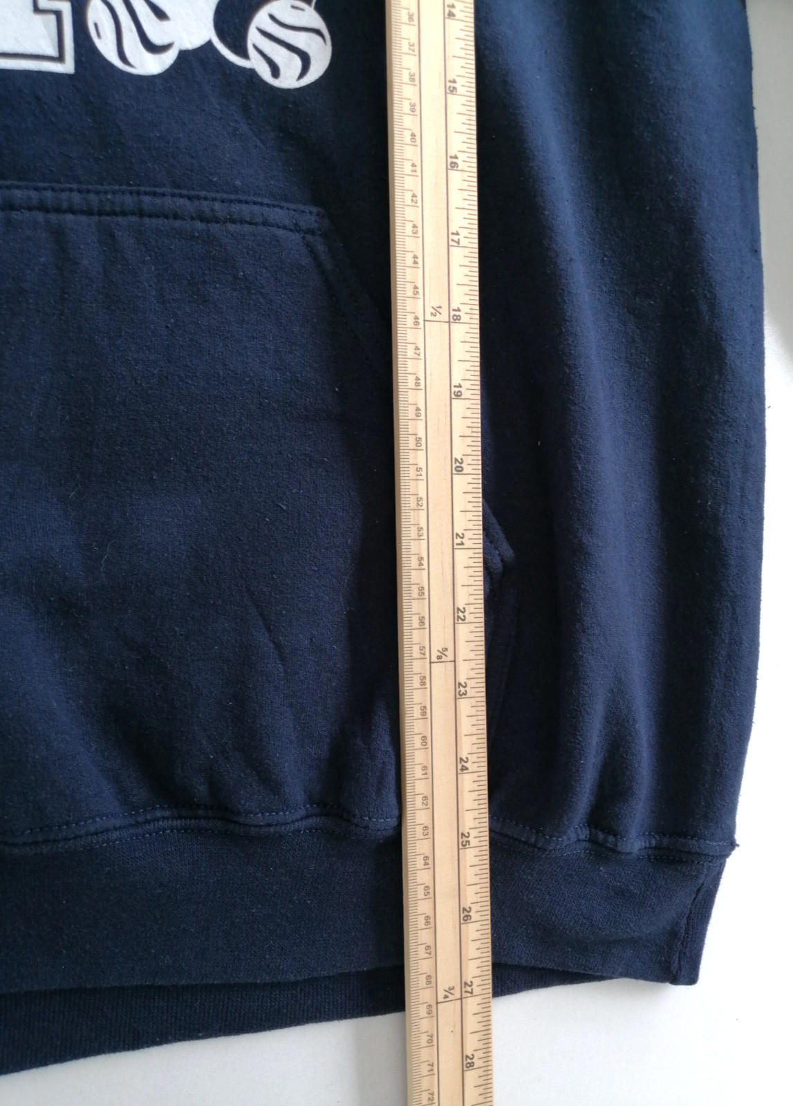 Gildan Navy Graphic Print Hoodie Men's Size M Navy Blue Jersey Board Game Club