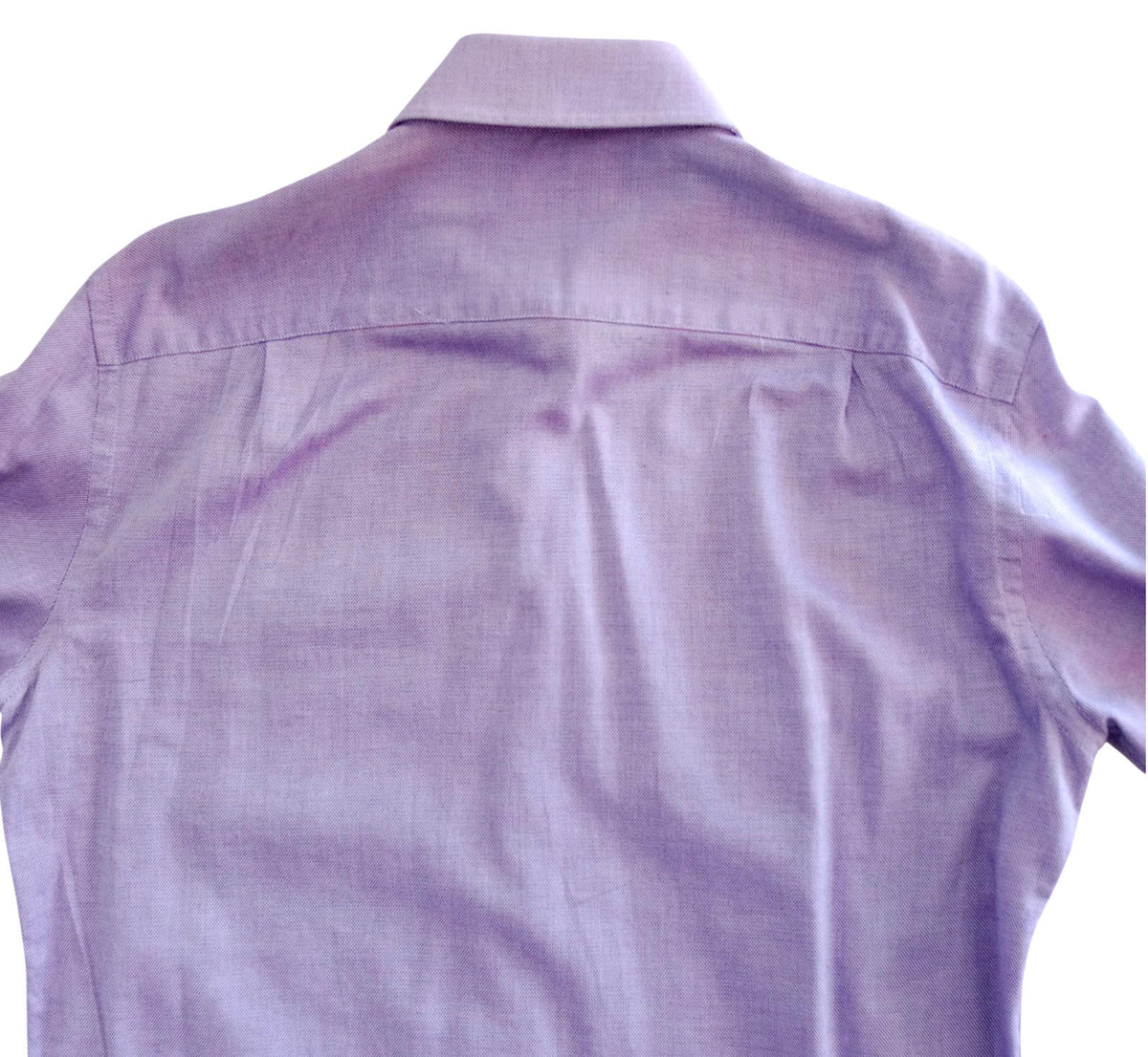 Jaeger Shirt Long Sleeve Light Purple 100% Cotton Men's UK Size M Medium